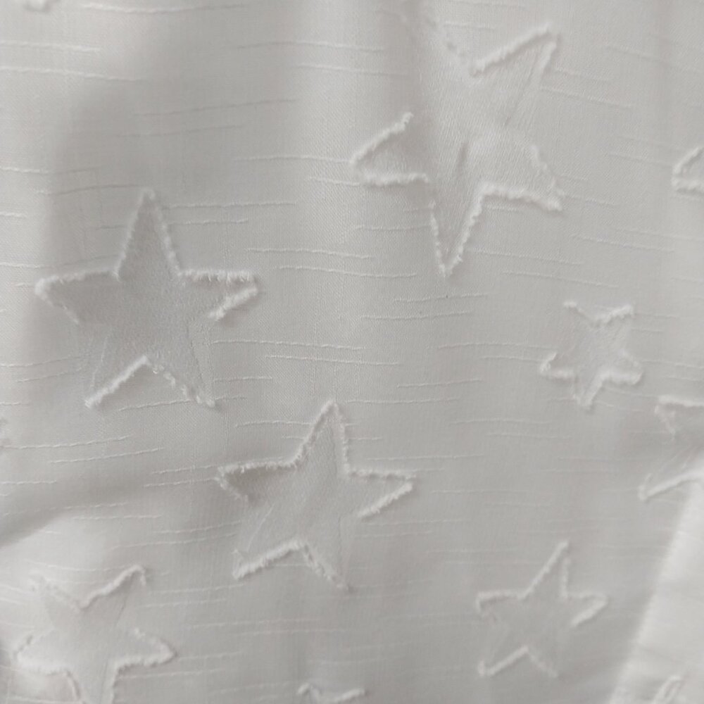 3399 Size 18P Alfred Dunner Shell & Button Down Top White Stars NWT - Picture 7 of 9